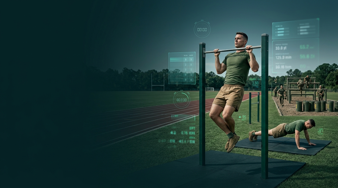 USMC PFT and CFT calculator for estimating Marine Corps fitness test scores